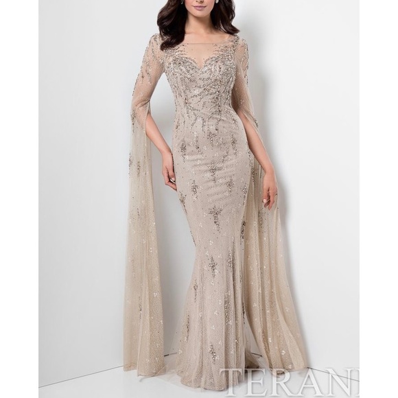 Terani Couture Dresses & Skirts - Beaded Lace Floor Length Mother of the Bride Gown
